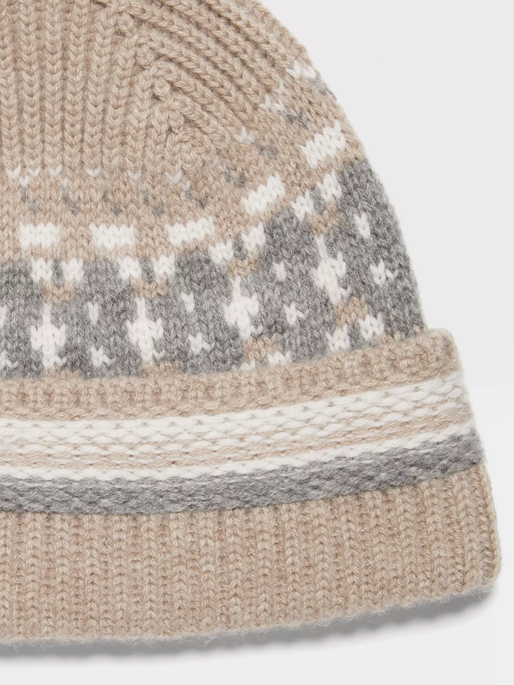 Best Berretto in Oasi Cashmere Tortora Chiaro Piccoli Doni | Morbidi Accessori