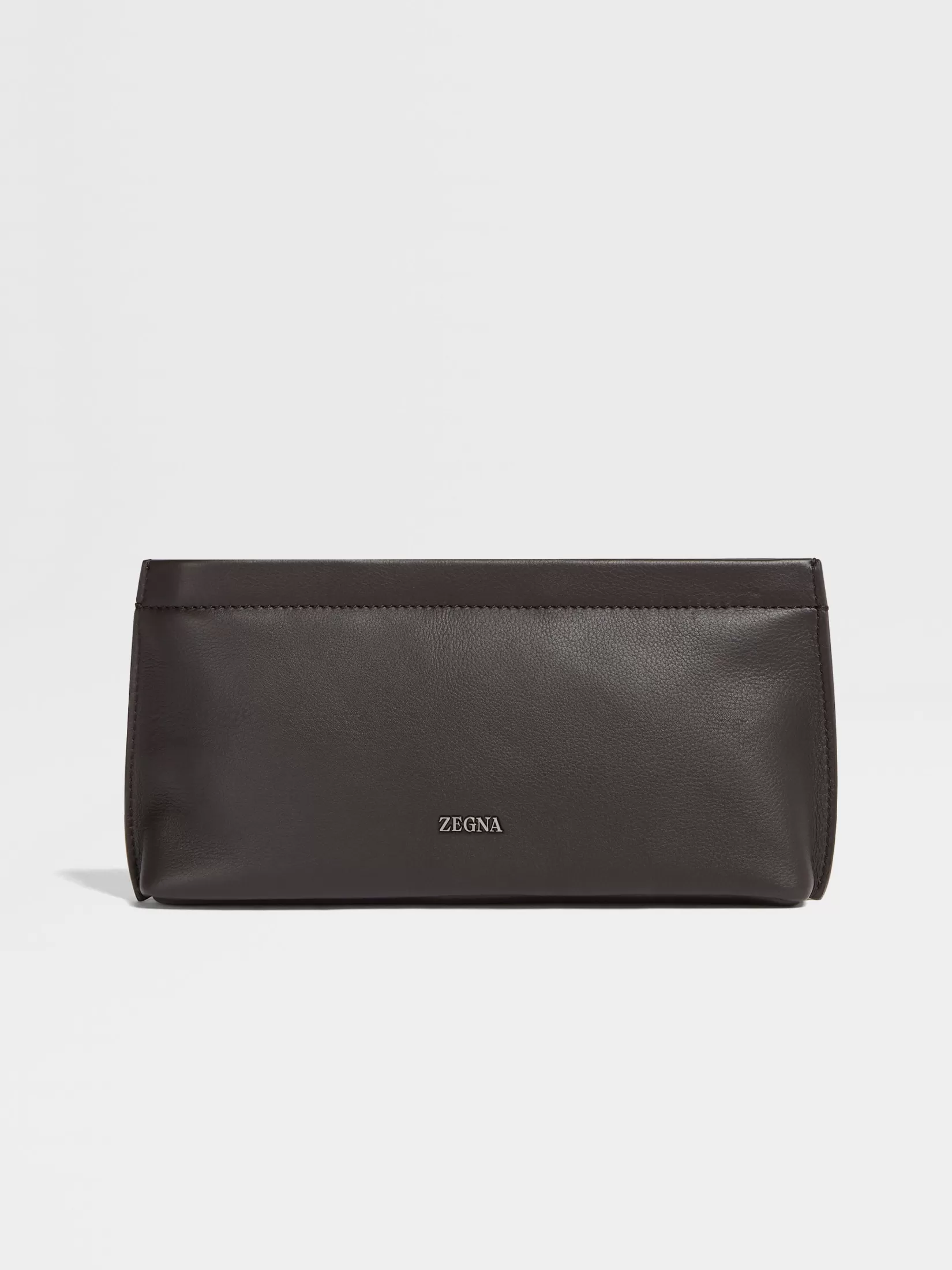 Online Clutch SECONDSKIN Marrone Scuro Piccoli Doni | In Viaggio Con Stile