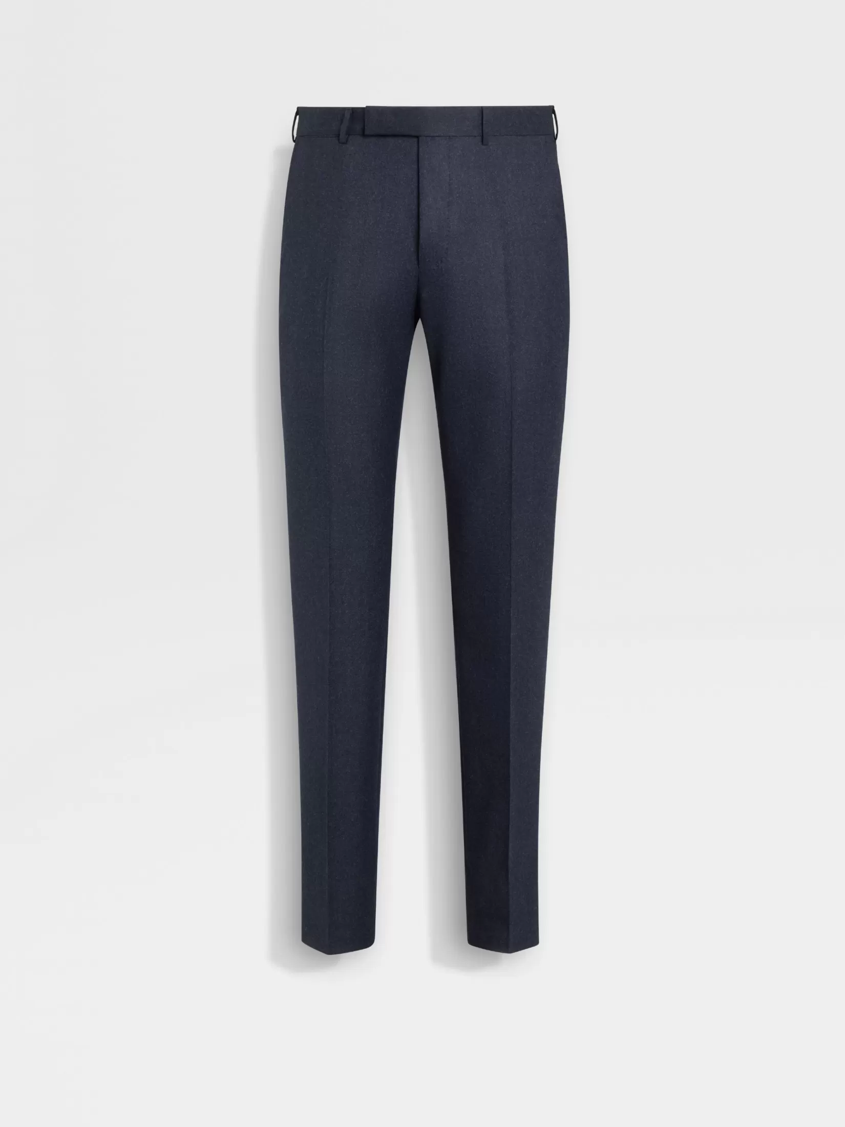 Hot Pantaloni in Lana Blu Scuro Pantaloni