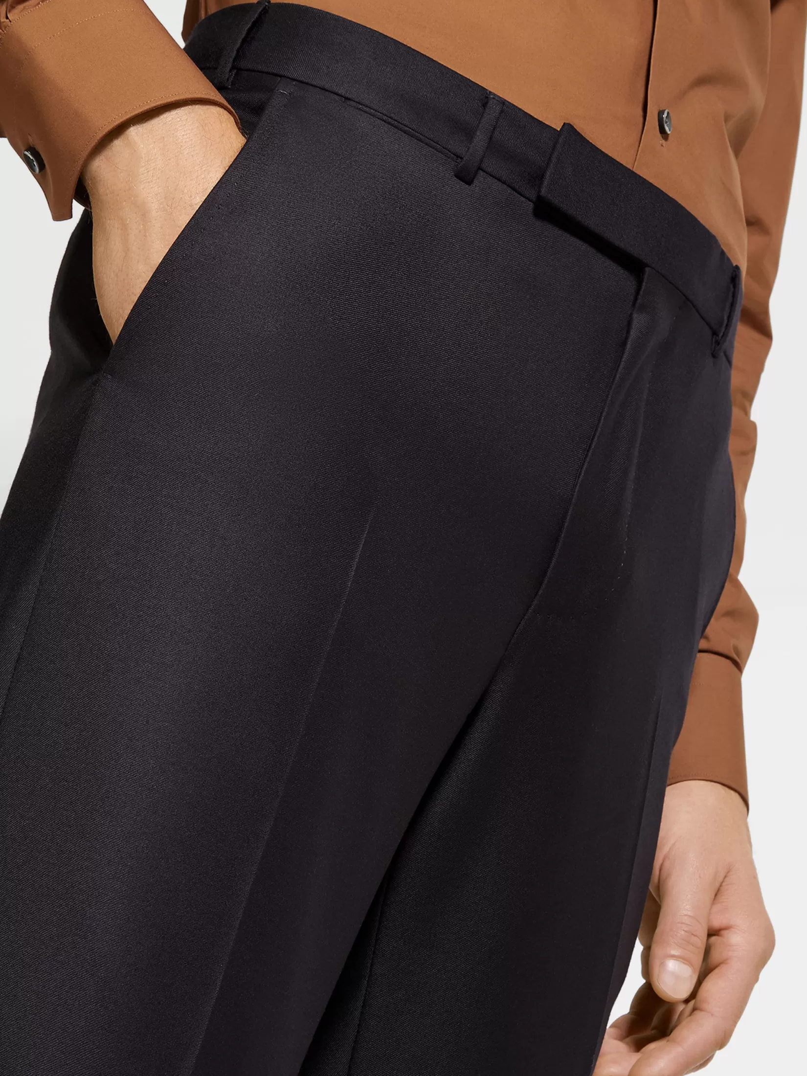 Hot Pantaloni in Lana Trofeo™ Blu Navy Pantaloni