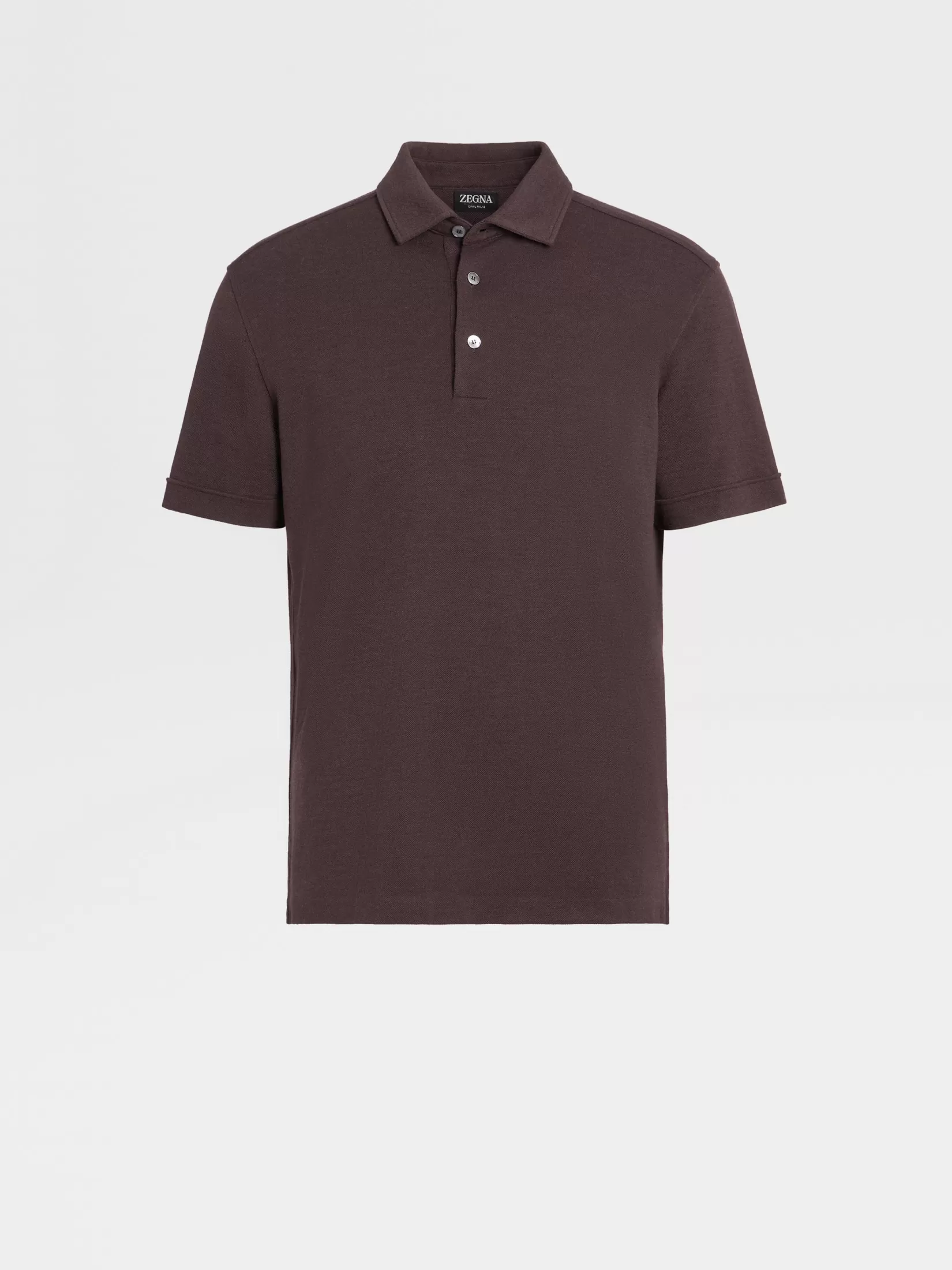 Best Polo in Lana 12milmil12 Bordeaux Mélange Polo