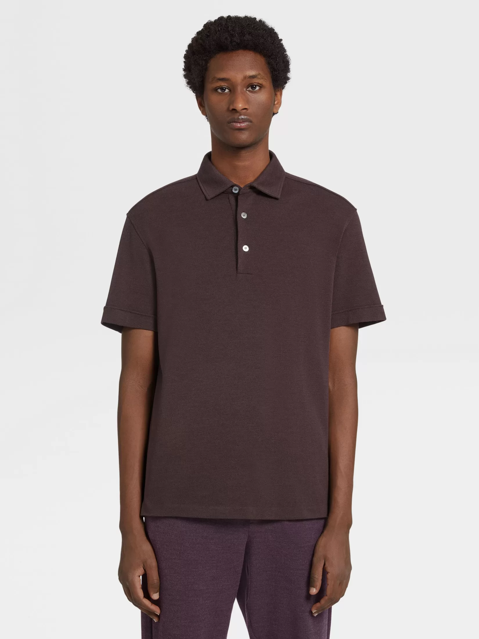 Best Polo in Lana 12milmil12 Bordeaux Mélange Polo