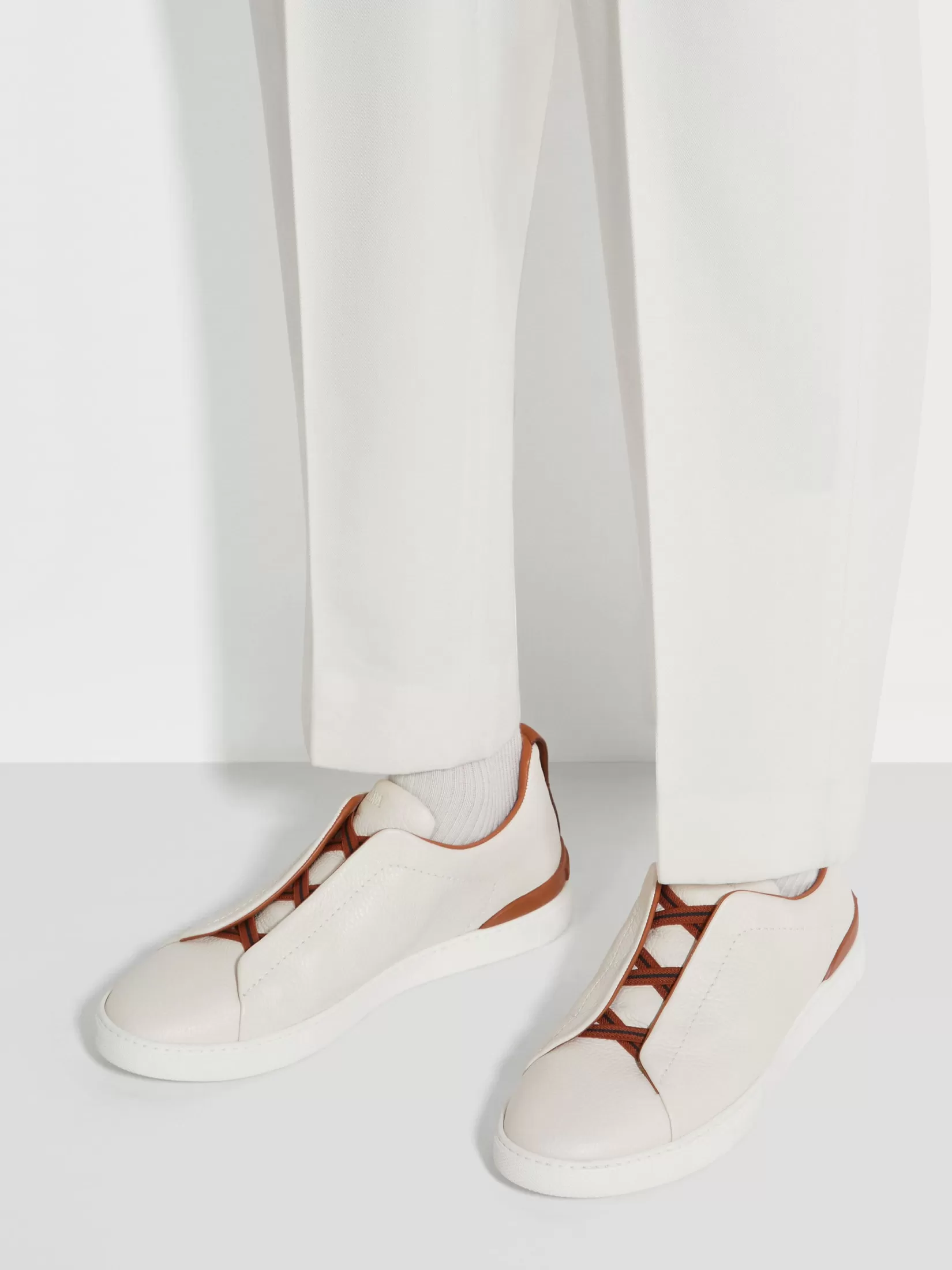 Hot Sneaker Triple Stitch™ in Pelle di Cervo Sneakers